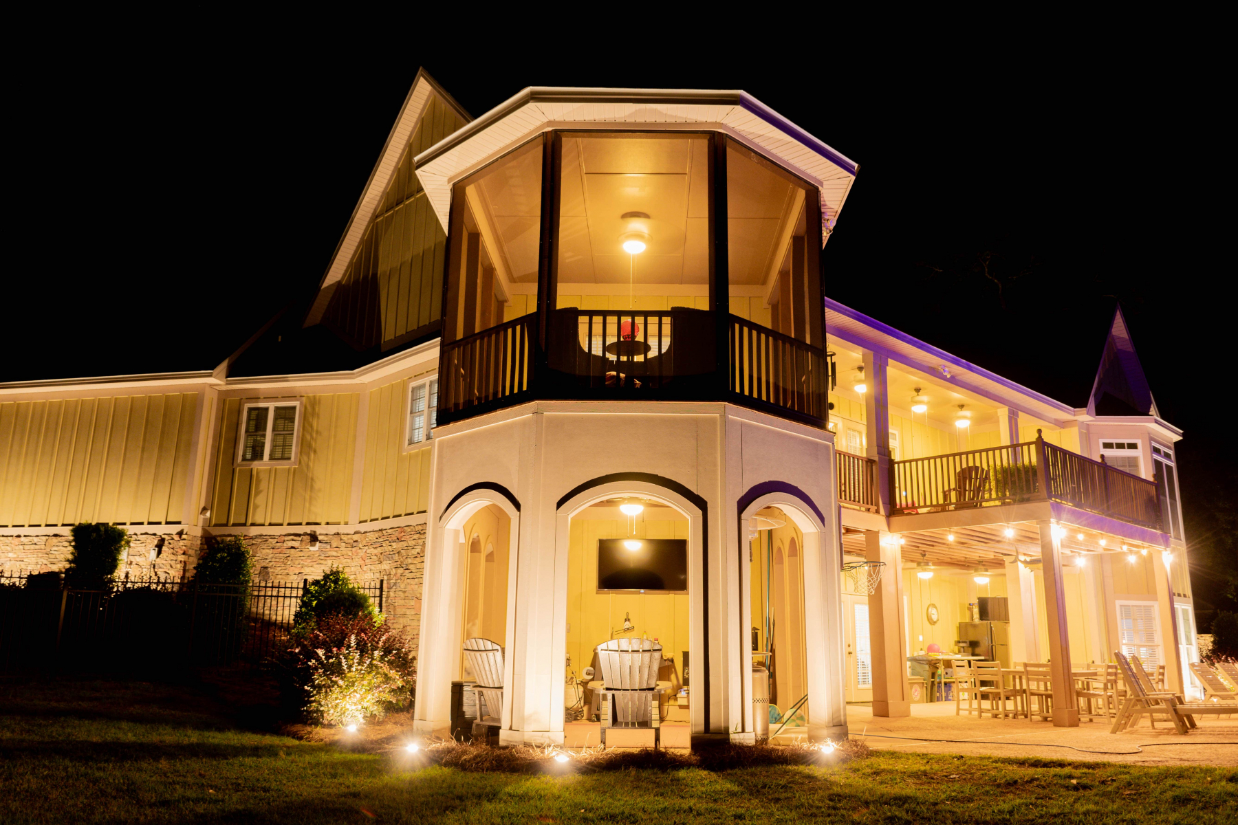 Outdoor lighting project